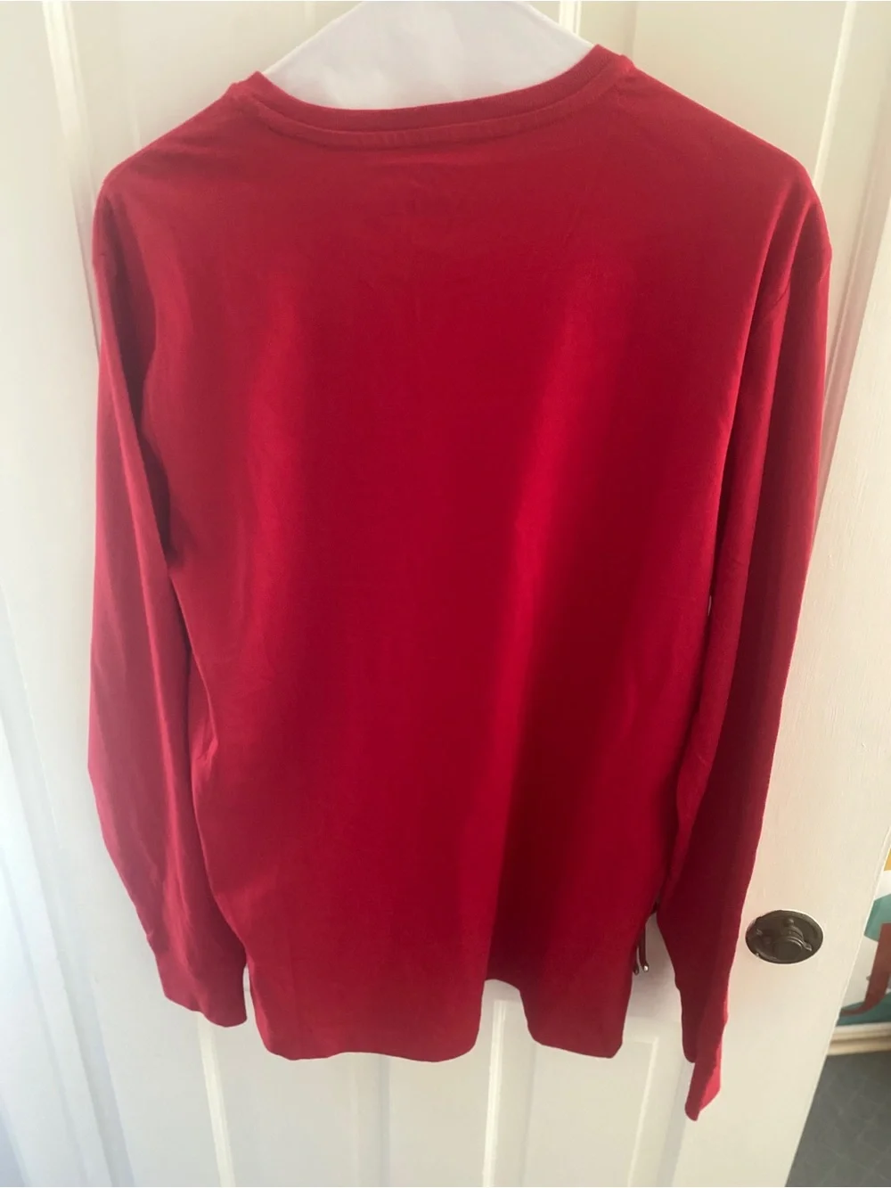 Ralph Lauren Men’s Red Long-Sleeve Crewneck Shirt